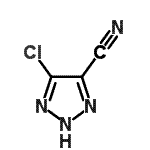 CAS#: 88474-32-2, 5-Chloro-1H-1,2,3-triazole-4-carbonitrile