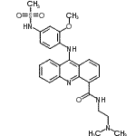 CAS#: 88476-68-0, N-[2-(Dimethylamino)ethyl]-9-({2-methoxy-4-[(methylsulfonyl)amino]phenyl}amino)-4-acridinecarboxamide