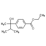 CAS 登录号：885129-63-5， 乙基4-(2-羟基-3-甲基-2-丁炔基)苯甲酸酯