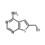 CAS#: 885269-04-5, 6-(Bromomethyl)thieno[2,3-d]pyrimidin-4-amine
