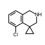 CAS#: 885269-14-7, 5'-Chloro-2',3'-dihydro-1'H-spiro[cyclopropane-1,4'-isoquinoline]
