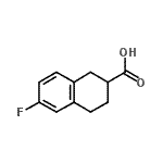 CAS#: 885269-59-0, 6-Fluoro-1,2,3,4-tetrahydro-2-naphthalenecarboxylic acid