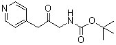 CAS 登录号：885269-81-8， [2-氧代-3-(4-吡啶基)丙基]氨基甲酸叔丁酯