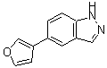CAS#: 885272-45-7, 5-(3-Furyl)-1H-indazole
