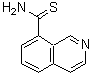 CAS#: 885272-58-2, 8-Isoquinolinecarbothioamide