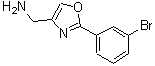 CAS 登录号：885273-09-6， 1-[2-(3-溴苯基)-1,3-恶唑-4-基]甲胺