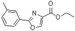 CAS 登录号：885273-19-8， 2-(3-甲基苯基)-1,3-恶唑-4-羧酸乙酯