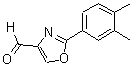 CAS 登录号：885273-32-5， 2-(3,4-二甲基苯基)-1,3-恶唑-4-甲醛