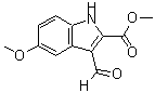 CAS 登录号：885273-51-8， 3-甲酰基-5-甲氧基-1H-吲哚-2-羧酸甲酯