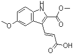 CAS#: 885273-71-2, (2E)-3-[5-Methoxy-2-(methoxycarbonyl)-1H-indol-3-yl]acrylic acid
