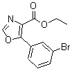 CAS#: 885274-09-9, Ethyl 5-(3-bromophenyl)-1,3-oxazole-4-carboxylate