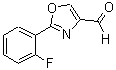 CAS 登录号：885274-37-3， 2-(2-氟苯基)-1,3-恶唑-4-甲醛