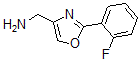 CAS 登录号：885274-39-5， 2-(2-氟苯基)-4-恶唑甲胺