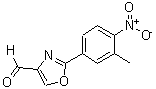 CAS 登录号：885274-46-4， 2-(3-甲基-4-硝基苯基)-1,3-恶唑-4-甲醛