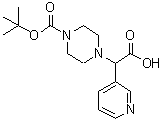 CAS#: 885274-51-1, (4-{[(2-Methyl-2-propanyl)oxy]carbonyl}-1-piperazinyl)(3-pyridinyl)acetic acid
