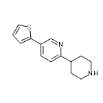 CAS#: 885274-71-5, 2-(4-Piperidinyl)-5-(2-thienyl)pyridine