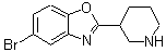 CAS#: 885275-09-2, 5-bromo-2-(3-piperidyl)-1,3-benzoxazole