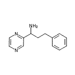 CAS 登录号：885275-26-3， 3-苯基-1-(2-吡嗪基)-1-丙胺