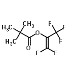CAS#: 885275-40-1, 1,1,3,3,3-Pentafluoro-1-propen-2-yl pivalate