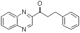 CAS 登录号：885275-42-3， 3-苯基-1-(2-喹喔啉基)-1-丙酮