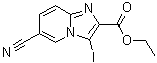 CAS 登录号：885275-50-3， 6-氰基-3-碘咪唑并[1,2-a]吡啶-2-羧酸乙酯