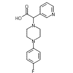 CAS#: 885276-69-7, [4-(4-Fluorophenyl)-1-piperazinyl](3-pyridinyl)acetic acid