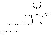 CAS#: 885276-98-2, [4-(4-Chlorophenyl)-1-piperazinyl](2-furyl)acetic acid