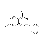 CAS#: 885277-10-1, 4-Chloro-7-fluoro-2-phenylquinazoline
