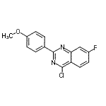 CAS#: 885277-27-0, 4-Chloro-7-fluoro-2-(4-methoxyphenyl)quinazoline