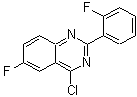 CAS 登录号：885277-47-4， 4-氯-6-氟-2-(2-氟苯基)喹唑啉