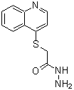 CAS 登录号：885278-19-3， 2-(4-喹啉基硫基)乙酰肼
