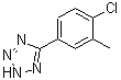 CAS 登录号：885278-43-3， 5-(4-氯-3-甲基苯基)-2H-四唑