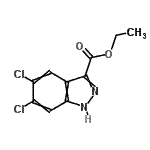 CAS#: 885278-50-2, Ethyl 5,6-dichloro-1H-indazole-3-carboxylate