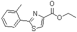 CAS 登录号：885278-51-3， 2-(2-甲基苯基)-1,3-噻唑-4-羧酸乙酯