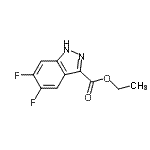 CAS#: 885279-04-9, Ethyl 5,6-difluoro-1H-indazole-3-carboxylate