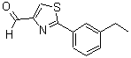 CAS#: 885279-08-3, 2-(3-Ethylphenyl)-1,3-thiazole-4-carbaldehyde