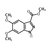 CAS 登录号：885279-34-5， 甲基5,6-二甲氧基-1H-吲唑-3-羧酸酯