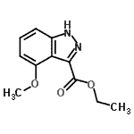 CAS#: 885279-49-2, Ethyl 4-methoxy-1H-indazole-3-carboxylate