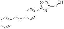 CAS#: 885279-89-0, {2-[4-(Benzyloxy)phenyl]-1,3-thiazol-4-yl}methanol