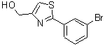 CAS 登录号：885280-57-9， [2-(3-溴苯基)-1,3-噻唑-4-基]甲醇
