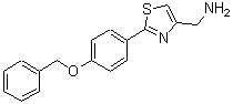 CAS#: 885280-65-9, 1-{2-[4-(Benzyloxy)phenyl]-1,3-thiazol-4-yl}methanamine