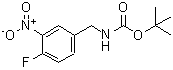 CAS 登录号：885280-67-1， (4-氟-3-硝基苄基)氨基甲酸叔丁酯