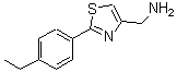 CAS#: 885280-80-8, [2-(4-ethylphenyl)thiazol-4-yl]methanamine