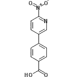 CAS 登录号：885476-90-4， 4-(6-硝基-3-吡啶基)苯甲酸