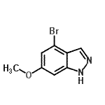 CAS#: 885520-83-2, 4-Bromo-6-methoxy-1H-indazole