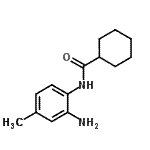 CAS 登录号：885559-69-3， N-(2-氨基-4-甲基苯基)环己烷甲酰胺