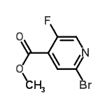 CAS#: 885588-14-7, Methyl 2-bromo-5-fluoroisonicotinate