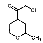 CAS#: 88572-23-0, 2-Chloro-1-(2-methyltetrahydro-2H-pyran-4-yl)ethanone
