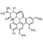 CAS#: 88580-27-2, (1R)-1,5-Anhydro-3,6-dideoxy-3-(dimethylamino)-1-(1-hydroxy-10,12-dimethoxy-6-oxo-8-vinyl-6H-dibenzo[c,h]chromen-4-yl)-D-altritol