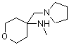 CAS#: 885951-12-2, N-Methyl-4-(1-pyrrolidinylmethyl)tetrahydro-2H-pyran-4-amine